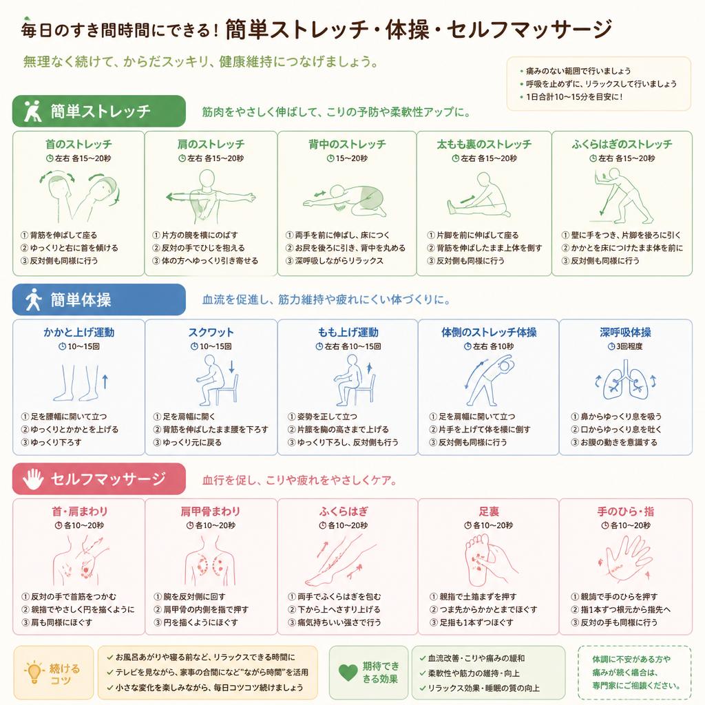 自宅でもできるケア方法