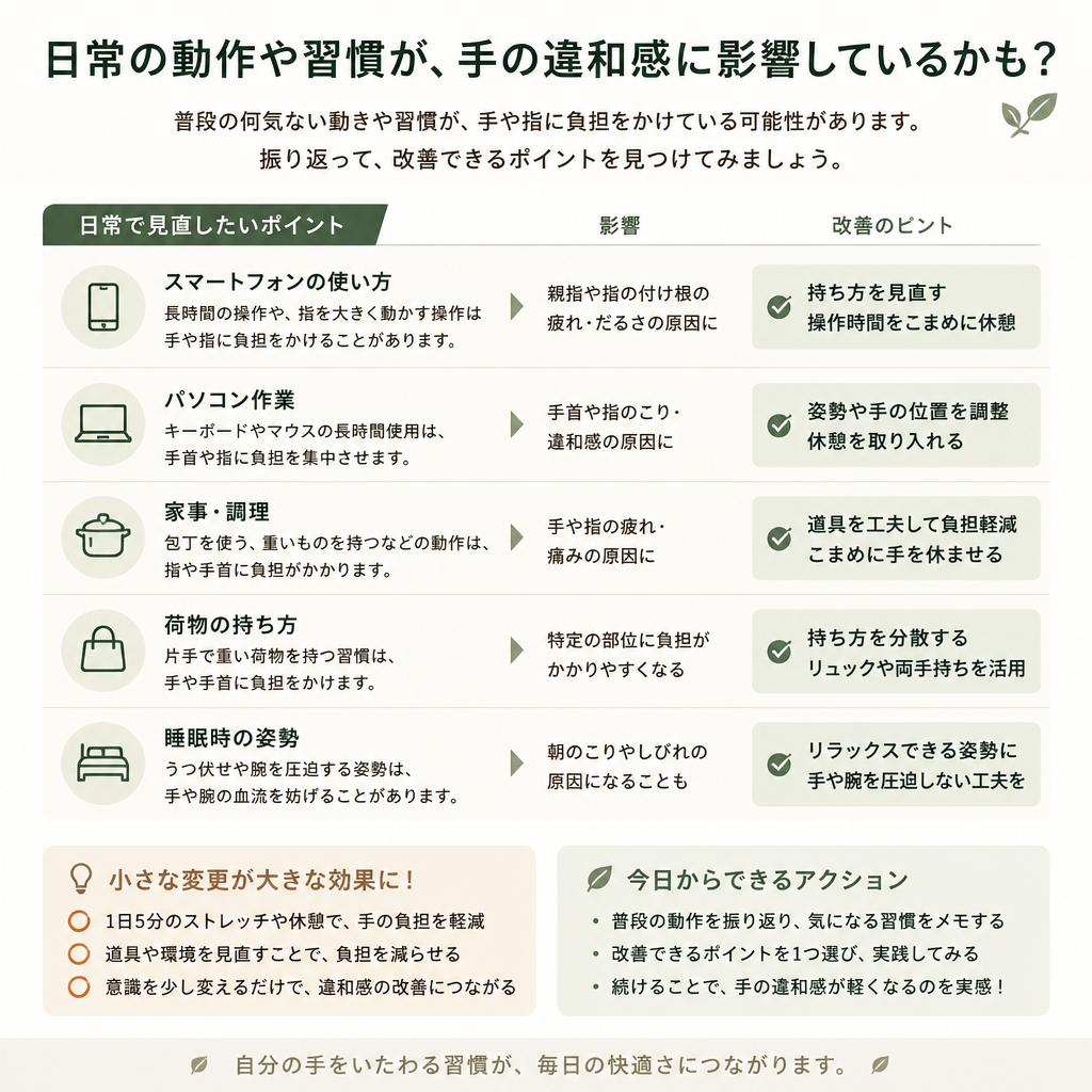 2. 生活習慣を見直そう！