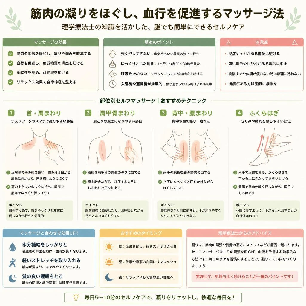 理学療法士がおすすめするマッサージ法