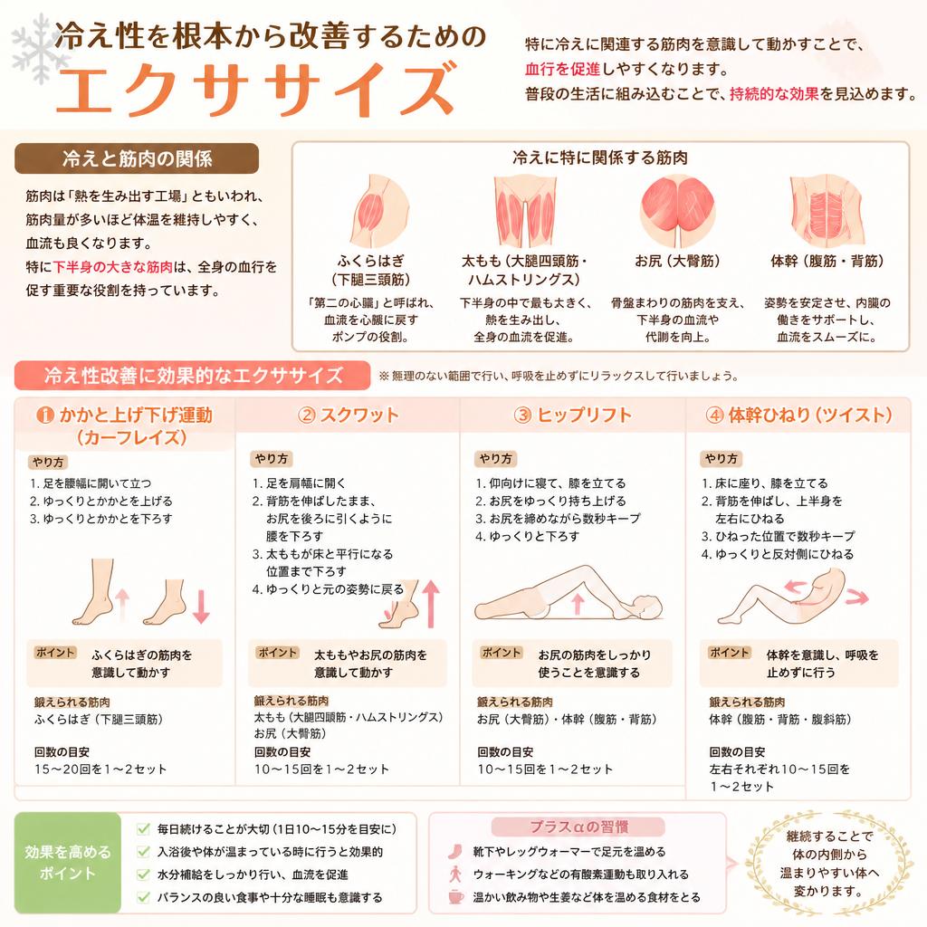 日常生活に取り入れられるエクササイズ