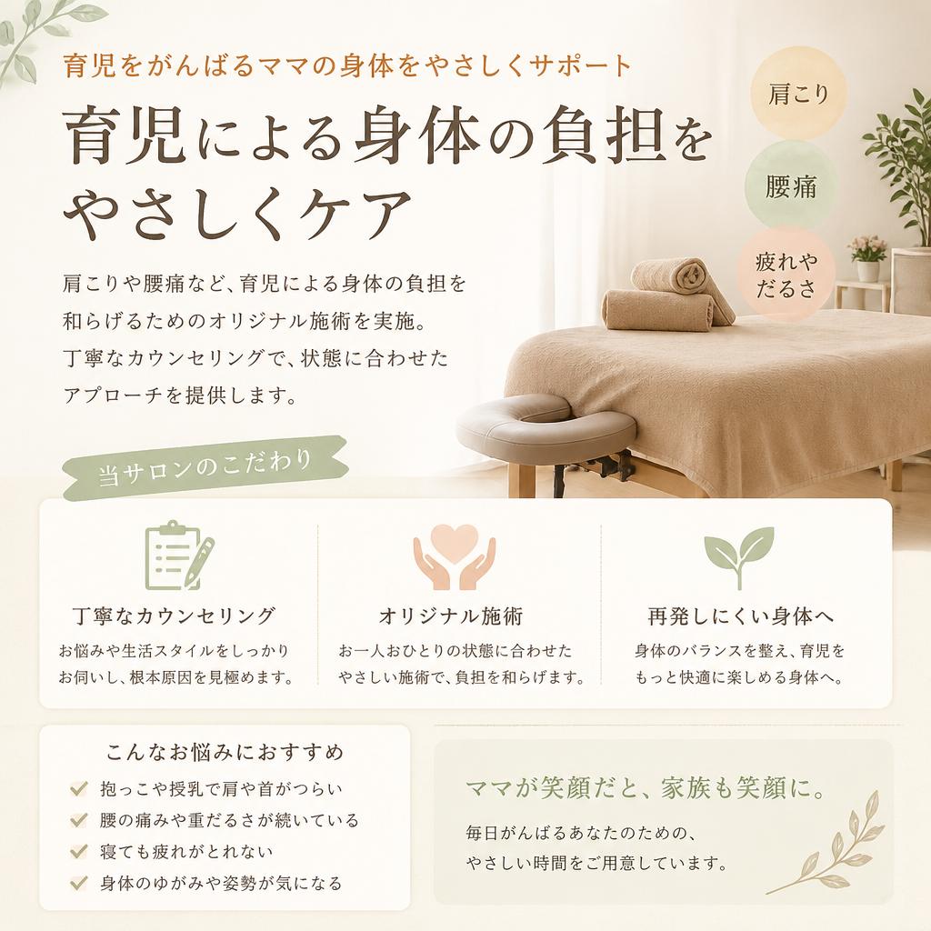 身体の悩み、的確に解消